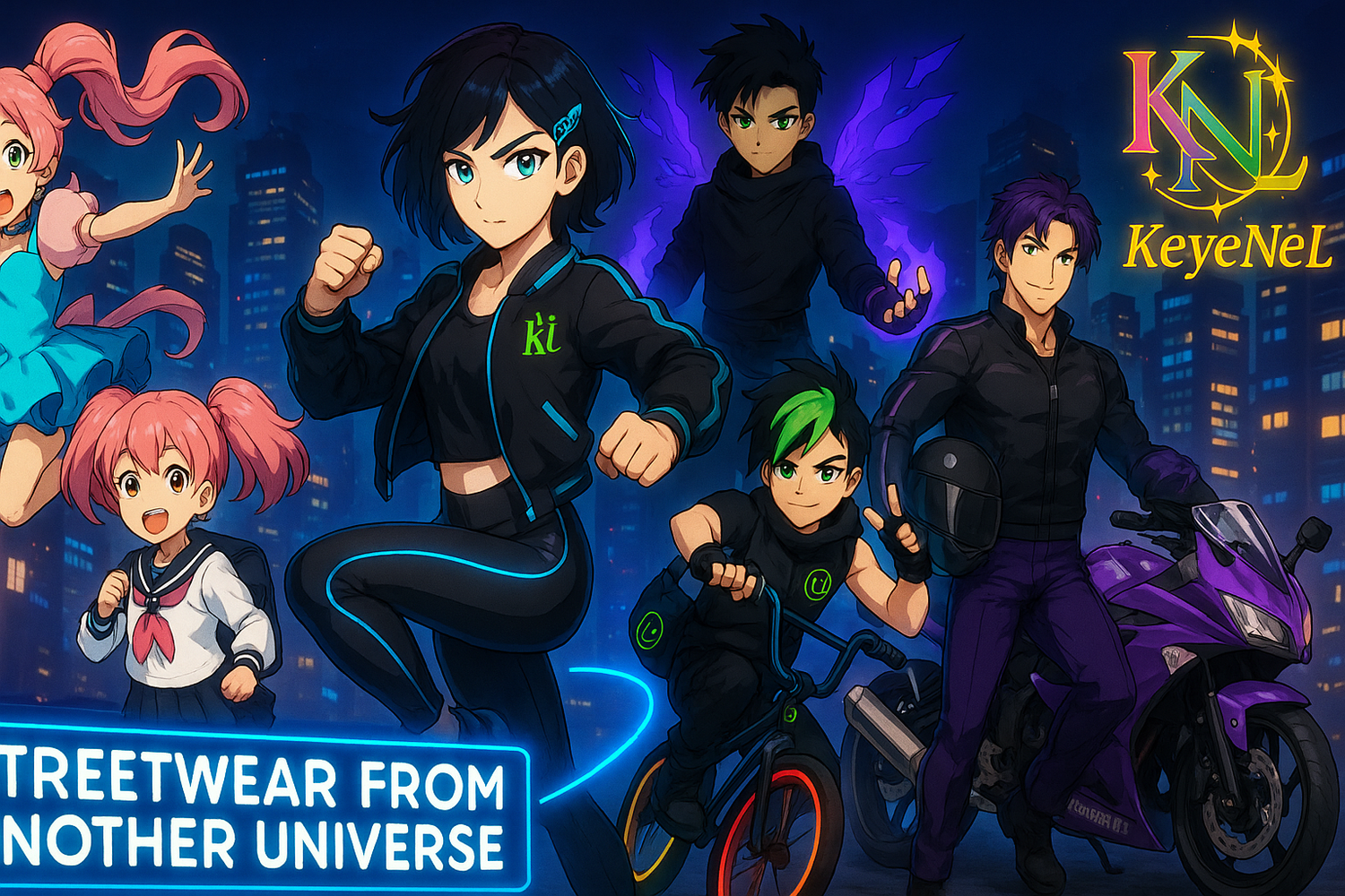 Original Anime Streetwear Collection by KeyeNeL